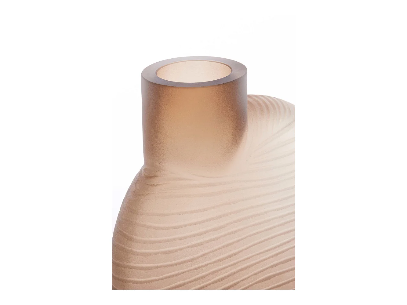 Vase TORNA - 33x16,5x36,5cm - Marron