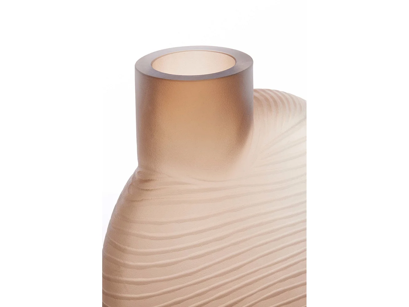 Vase TORNA - 33x16,5x36,5cm - Marron