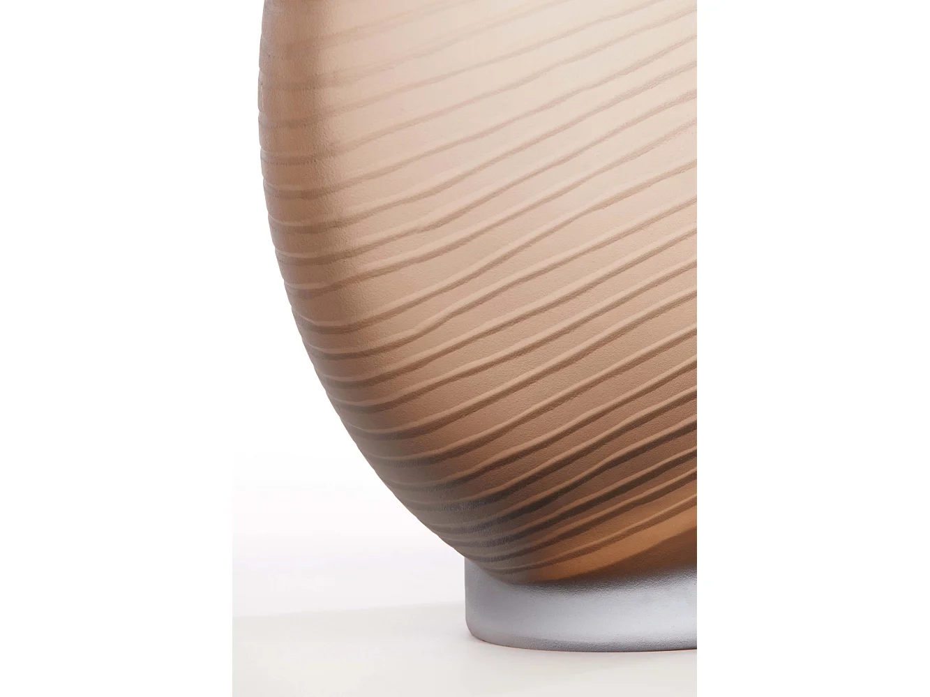 Vase TORNA - 33x16,5x36,5cm - Marron