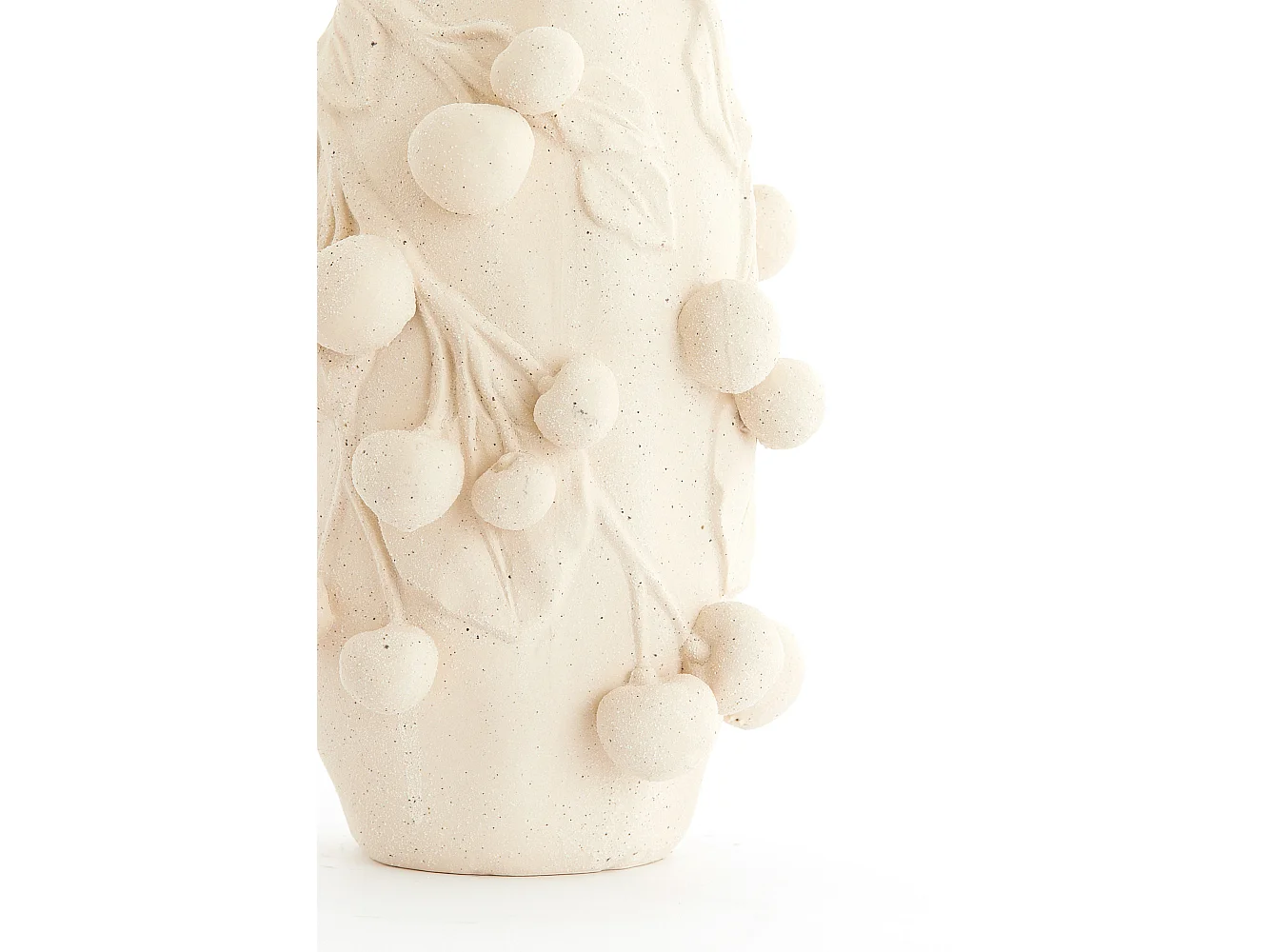Vase CHERRY - 20x19,5x30,5cm - Blanc