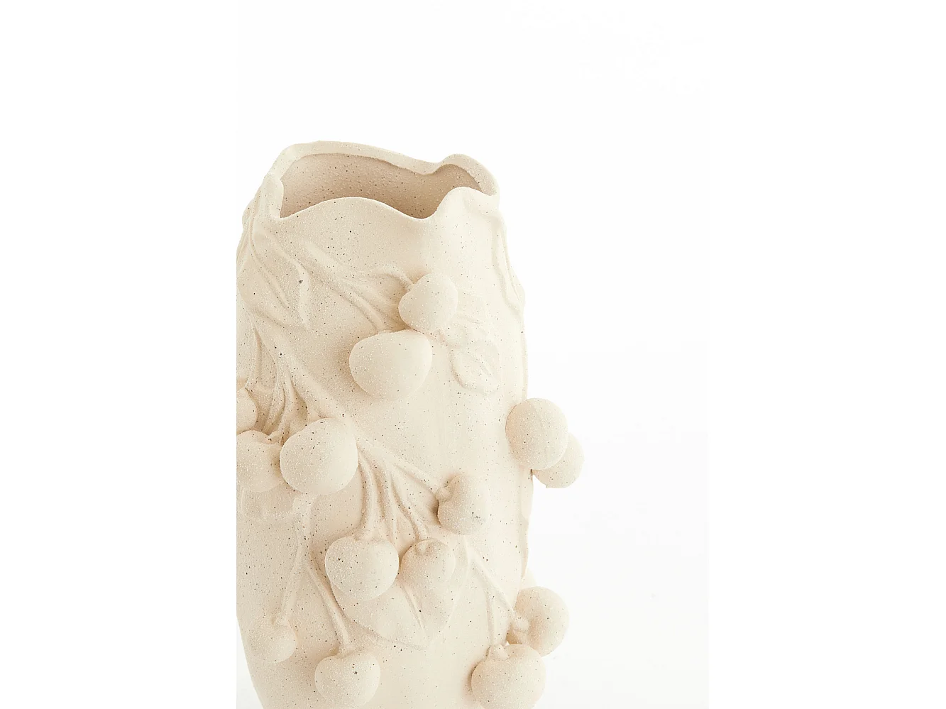 Vase CHERRY - 20x19,5x30,5cm - Blanc