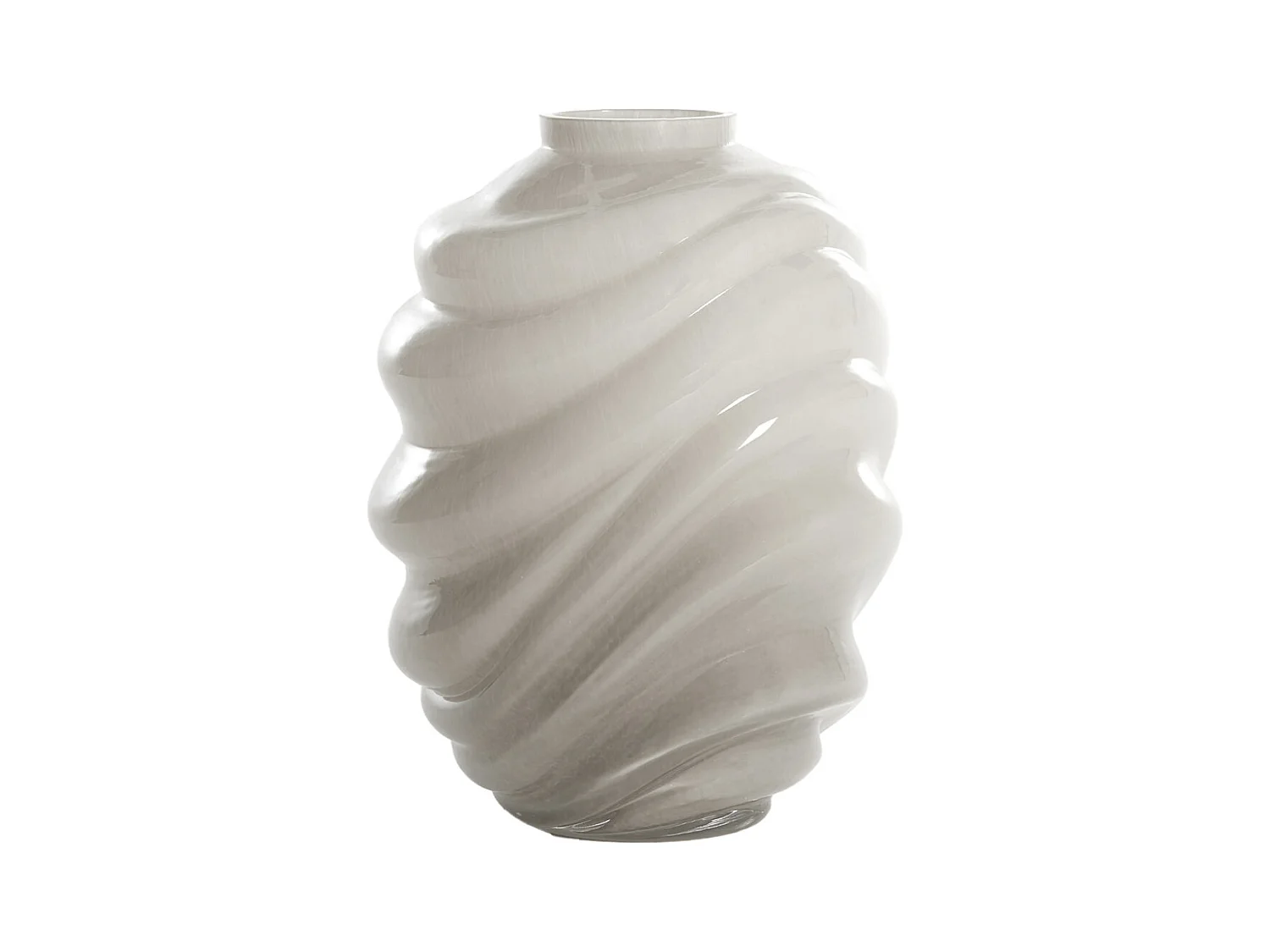 Vase BIOTU - Ø29x26cm - Gris
