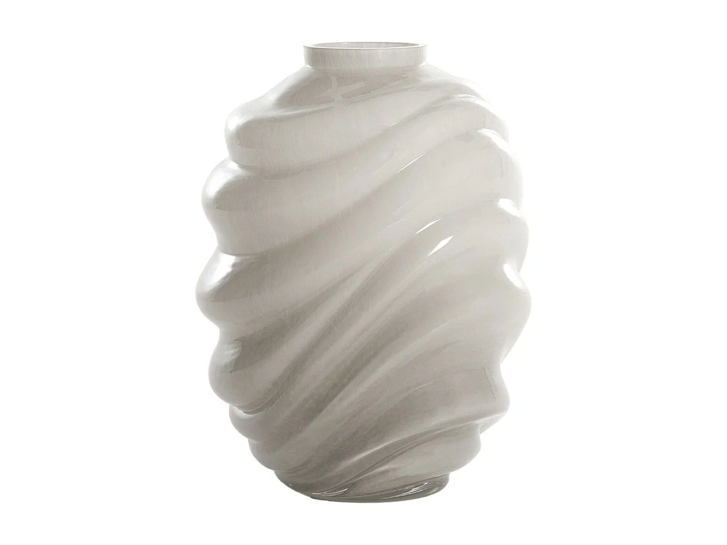 Vase BIOTU - Ø29x26cm - Gris