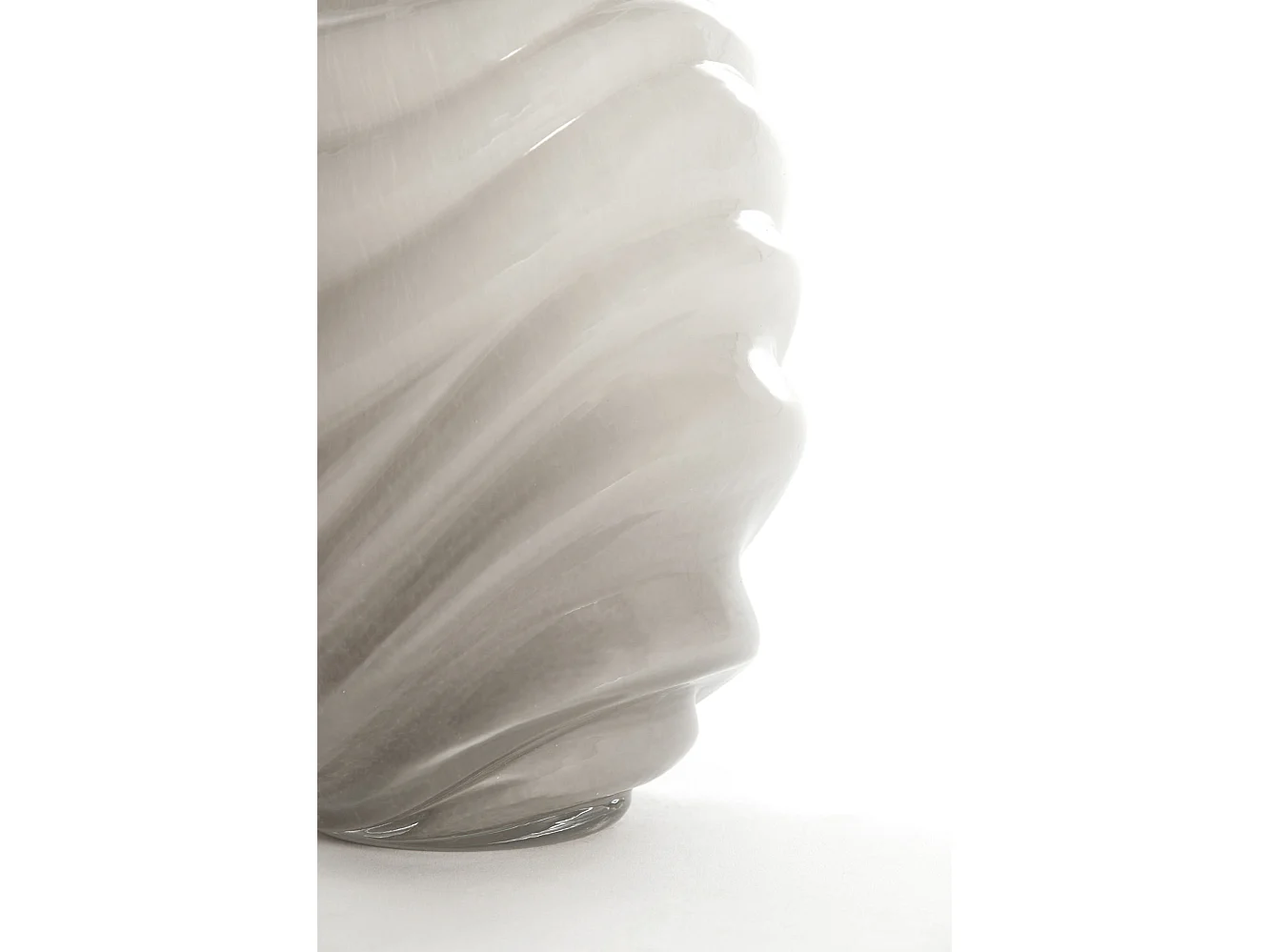 Vase BIOTU - Ø29x26cm - Gris