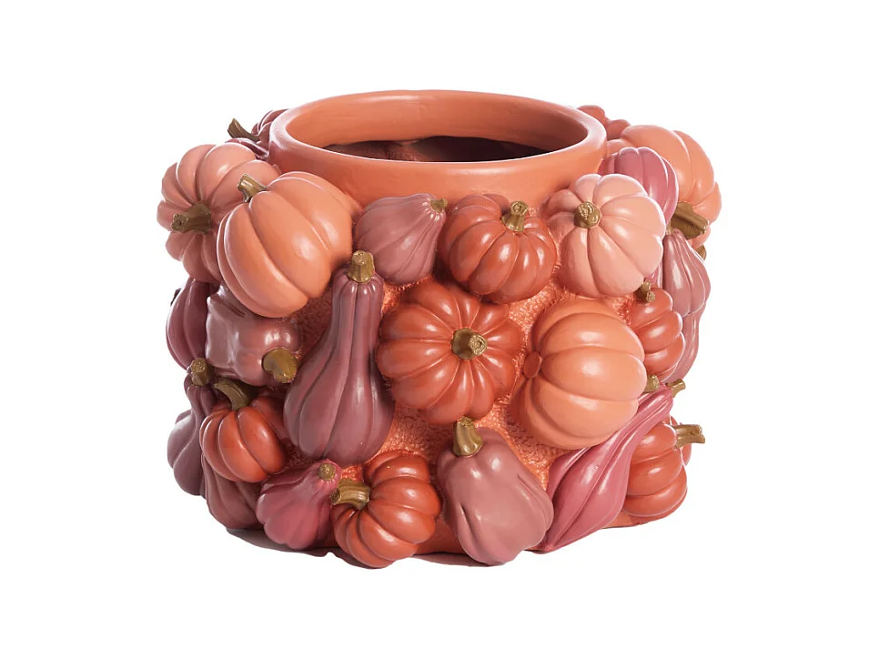 Vase CITROUILLE - Ø28x18cm - Rouge