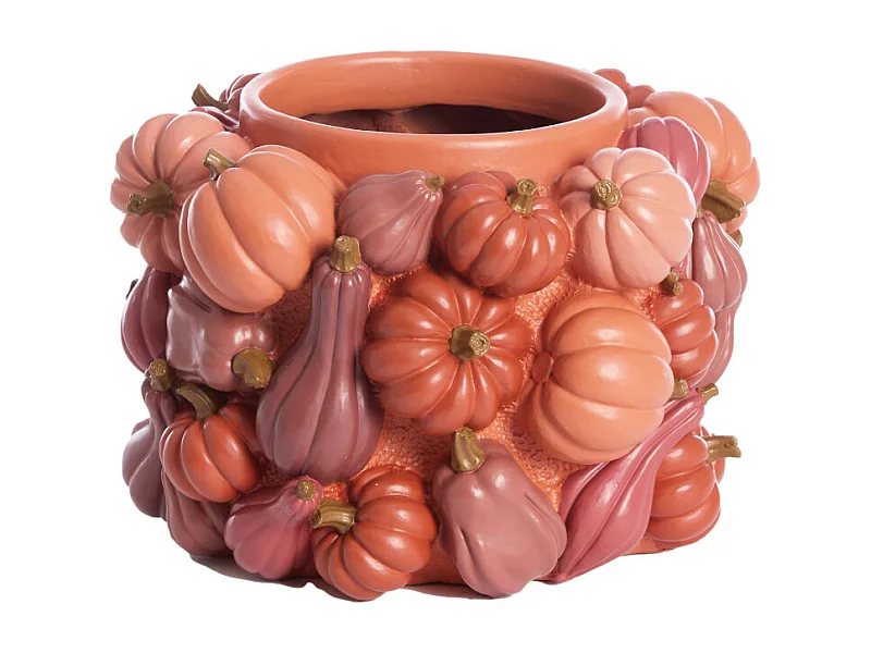 Vase CITROUILLE - Ø28x18cm - Rouge