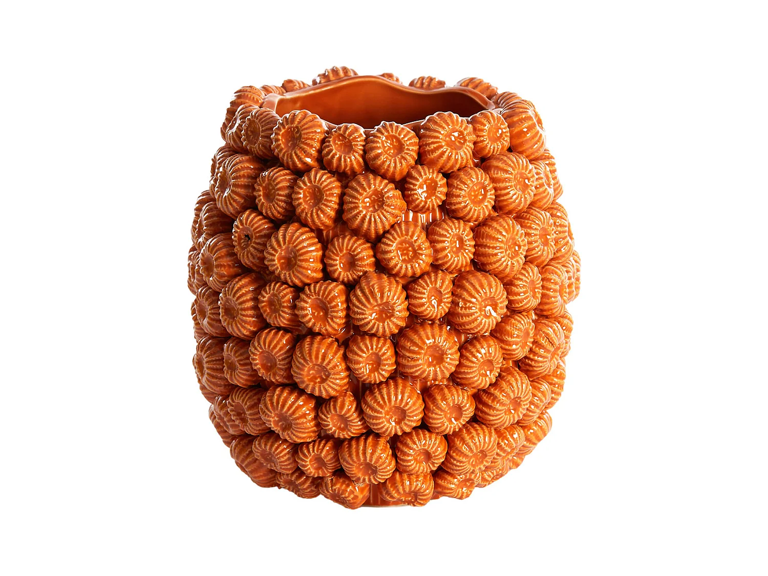 Vase FALIRO - Ø26x26cm - Orange