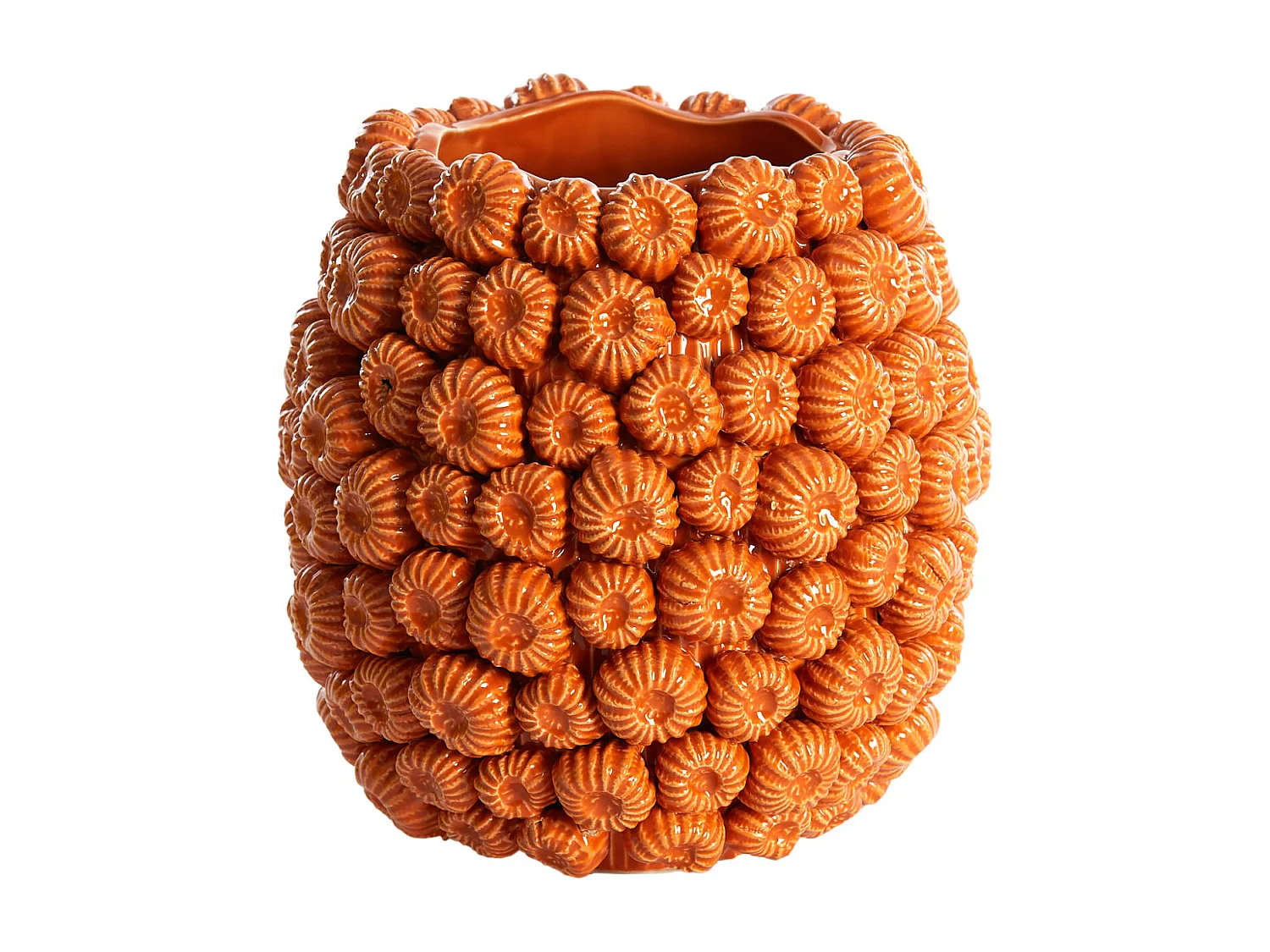 Vase FALIRO - Ø26x26cm - Orange