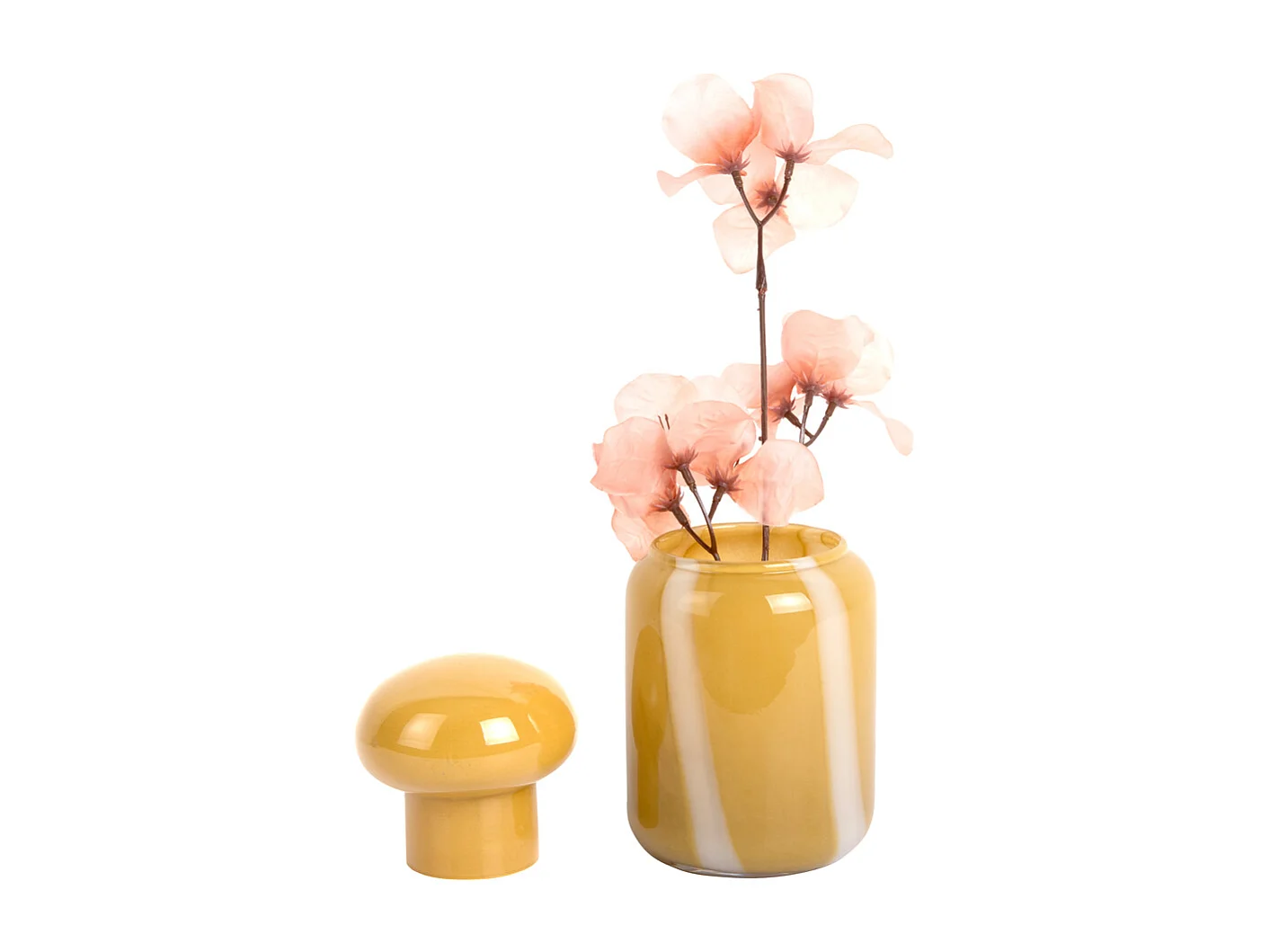 Vase Dulce Raya Petit - Jaune Ocre