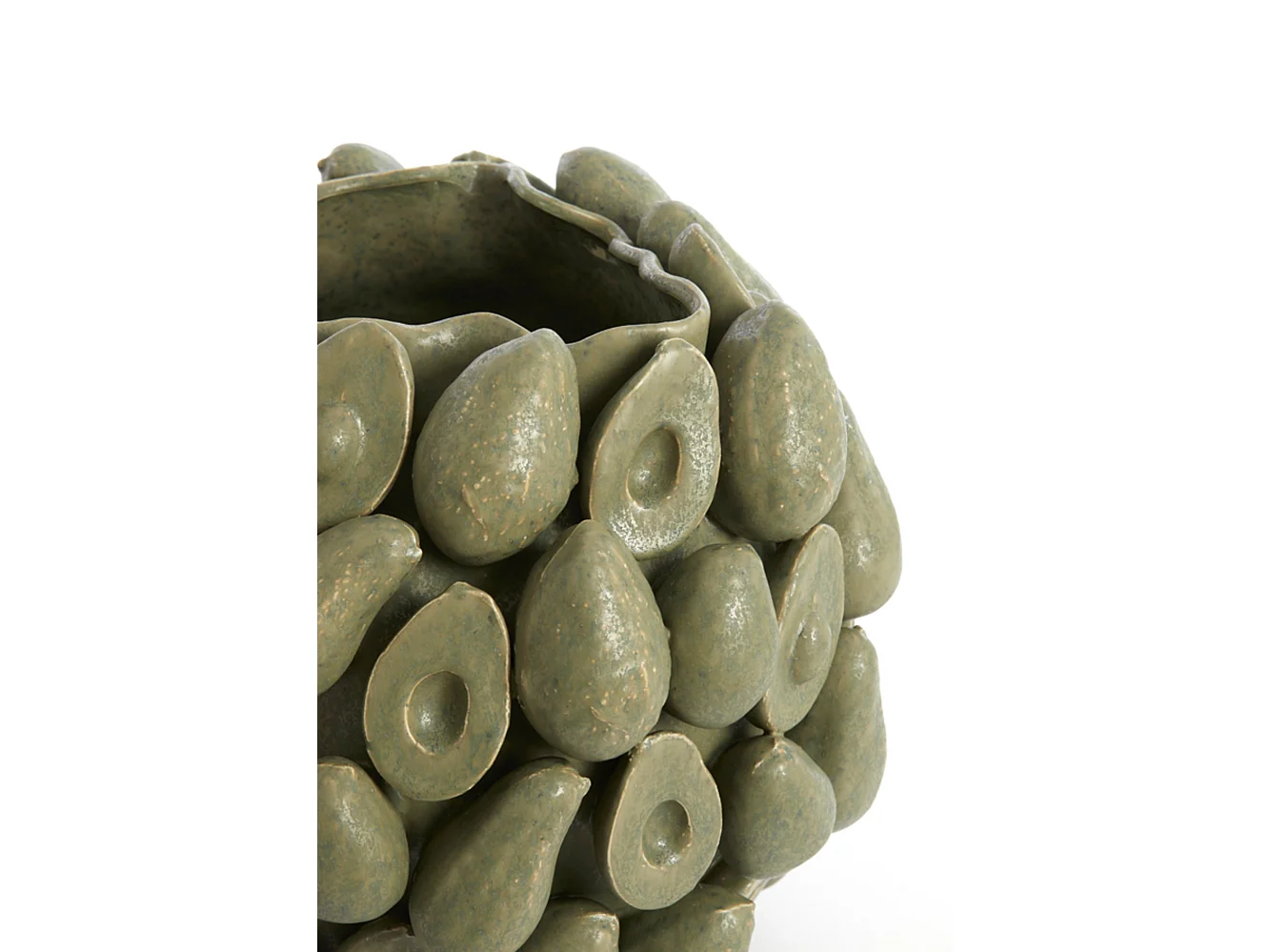 Vase AVOCAT - 36x35,5x31,5cm - Vert