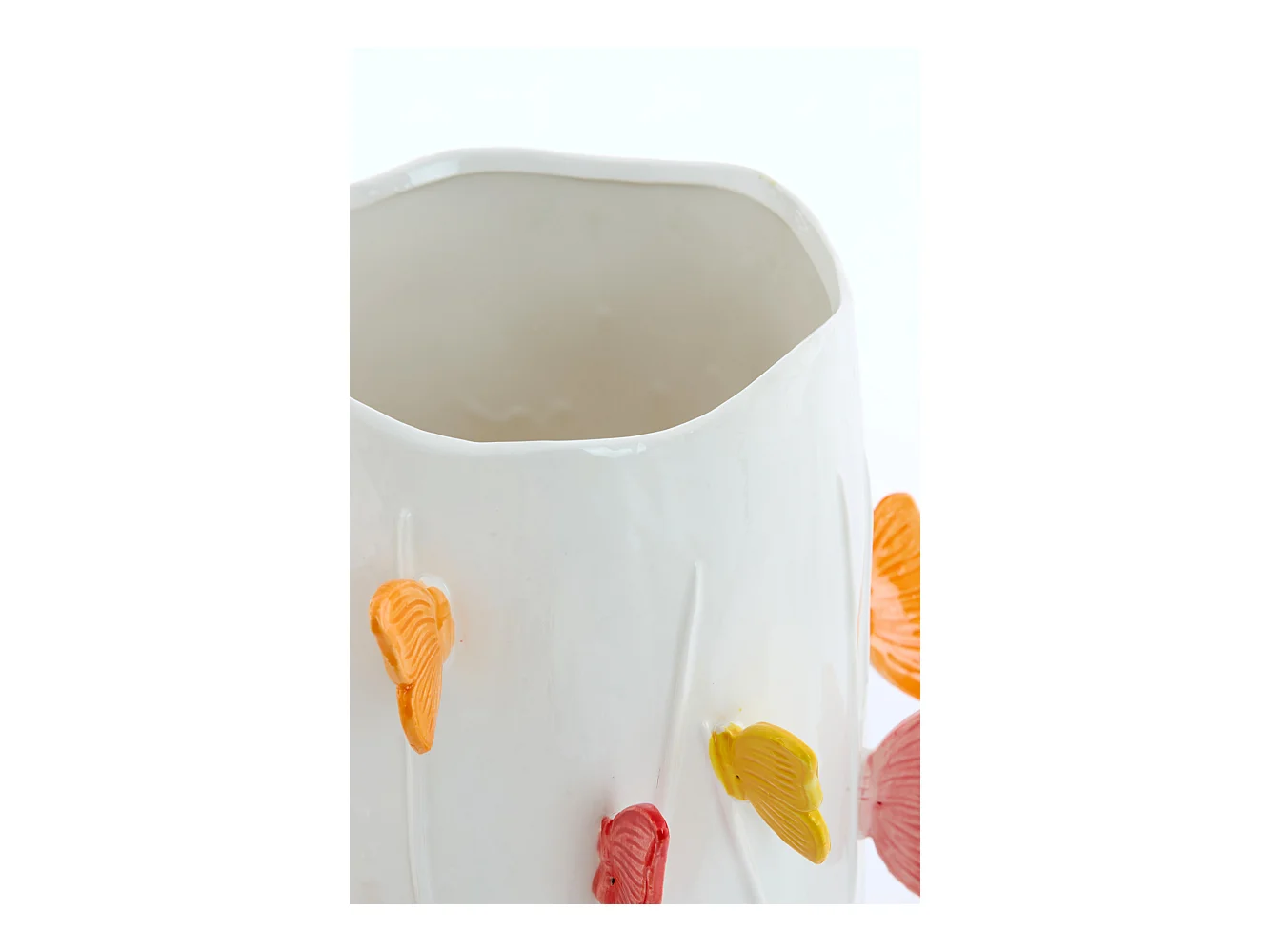 Vase BORBOLETA - Ø26,5x35cm - Blanc