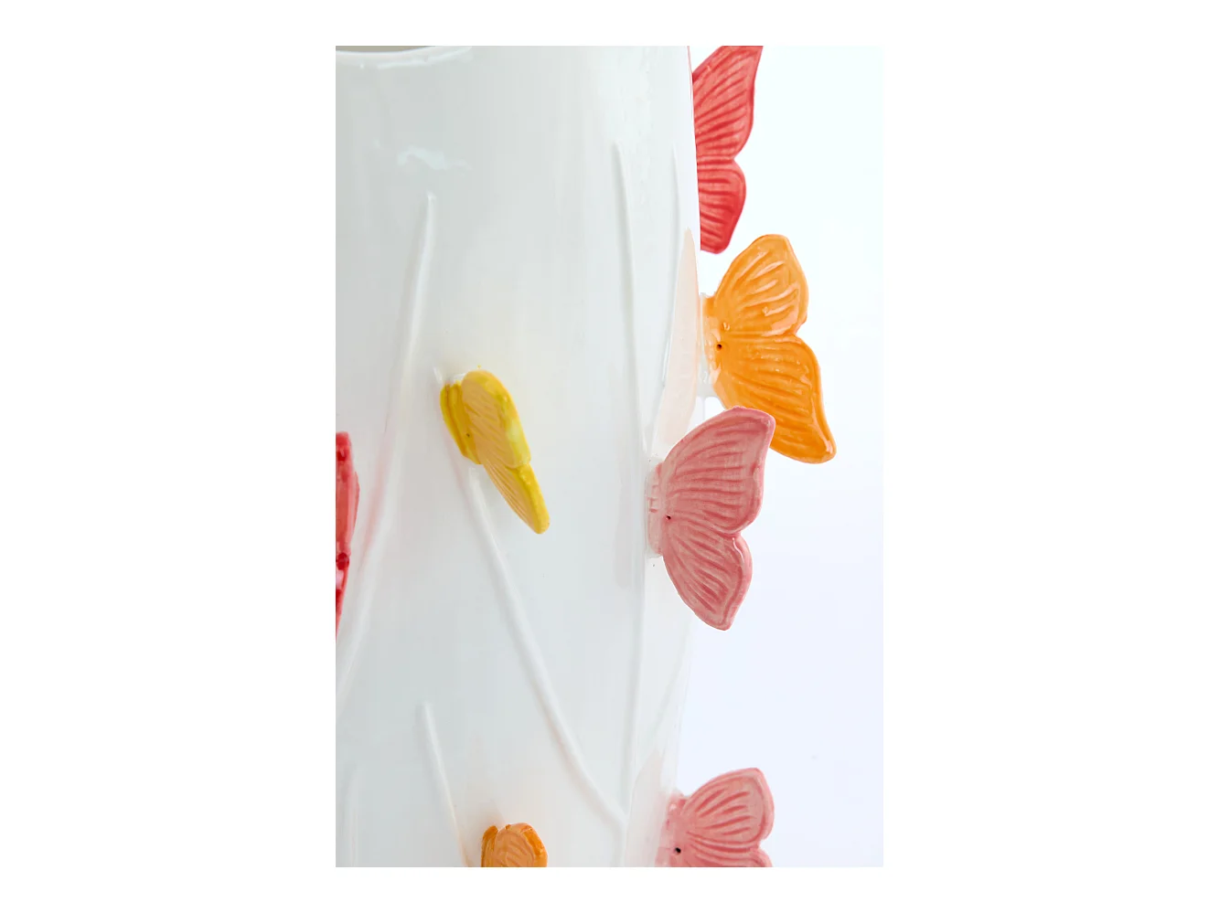 Vase BORBOLETA - Ø26,5x35cm - Blanc