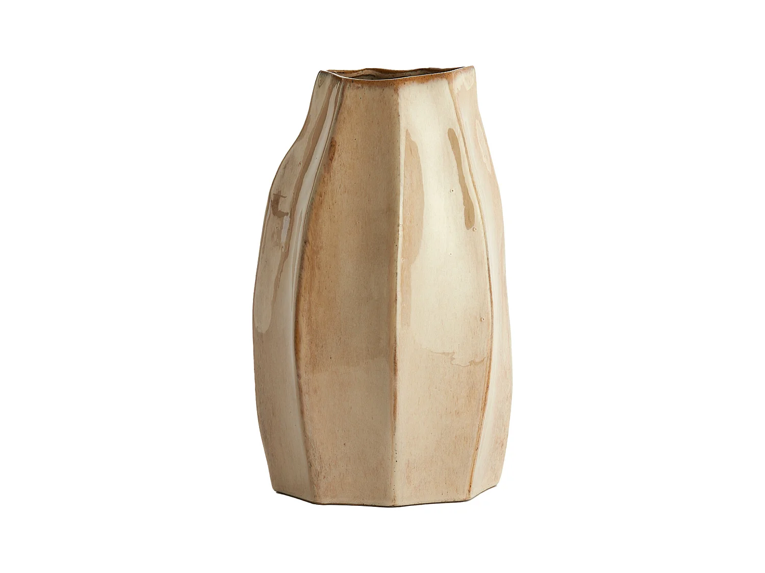 Vase CHIADO - 25,5x21,5x42,5cm - Marron