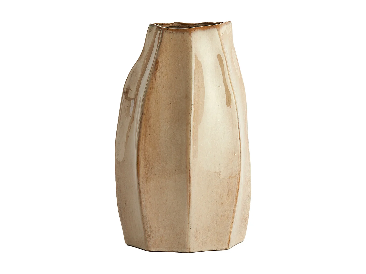 Vase CHIADO - 25,5x21,5x42,5cm - Marron
