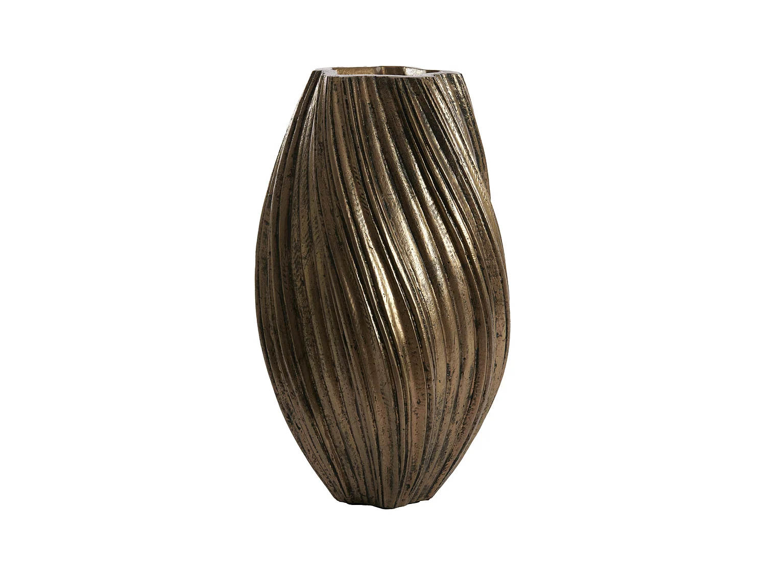 Vase YATUNG - Ø30x52cm - Bronze