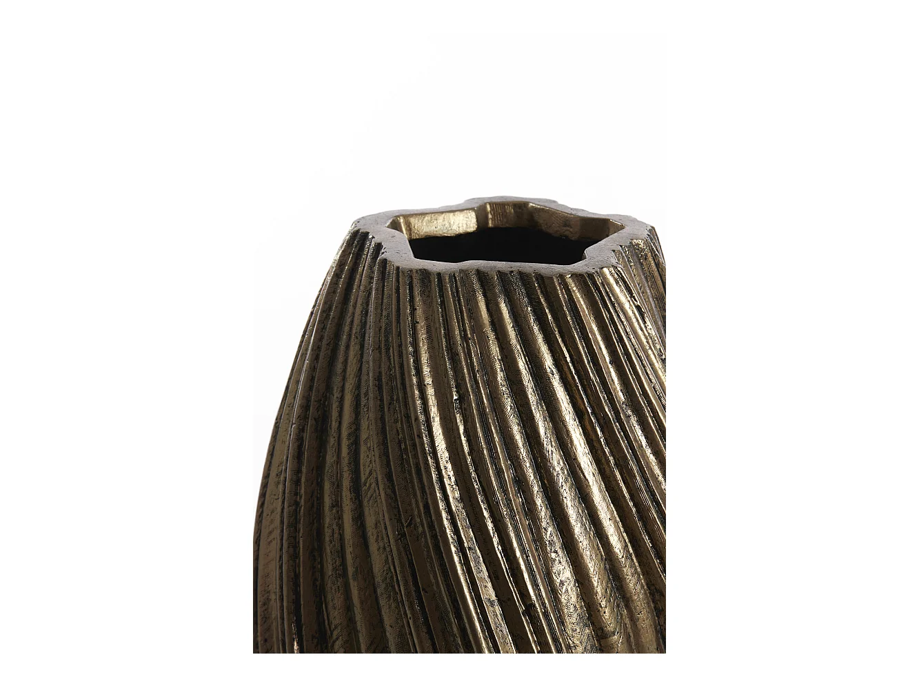 Vase YATUNG - Ø30x52cm - Bronze