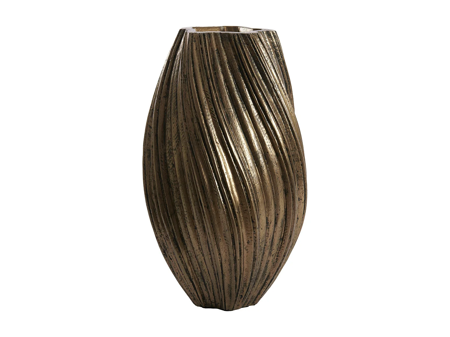 Vase YATUNG - Ø30x52cm - Bronze