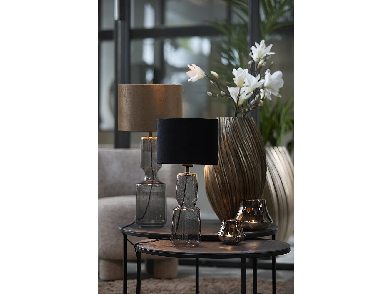 Vase YATUNG - Ø30x52cm - Bronze