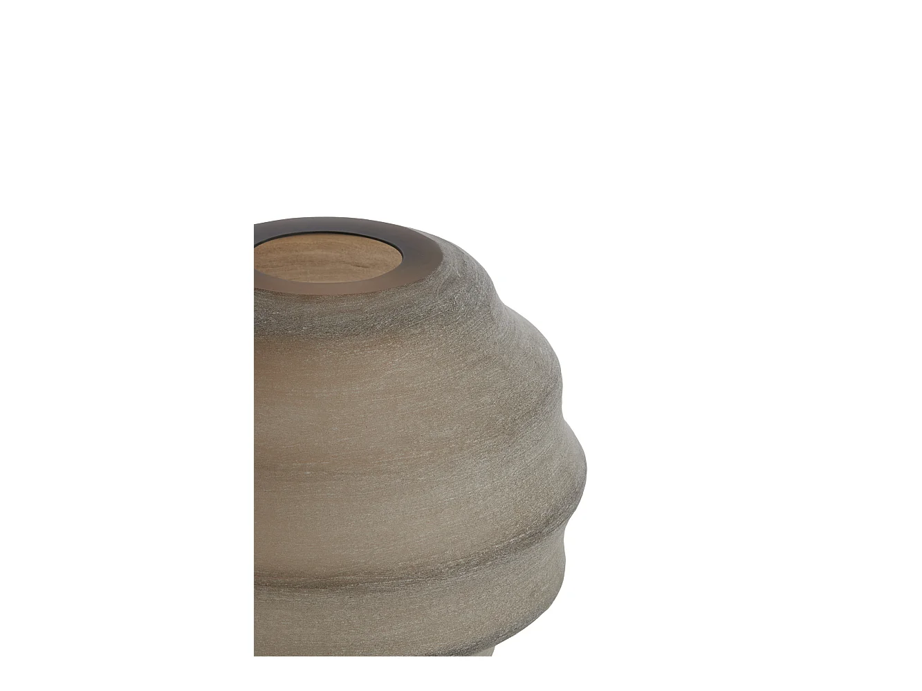 Vase NAYORO - Ø32,5x29cm - Marron