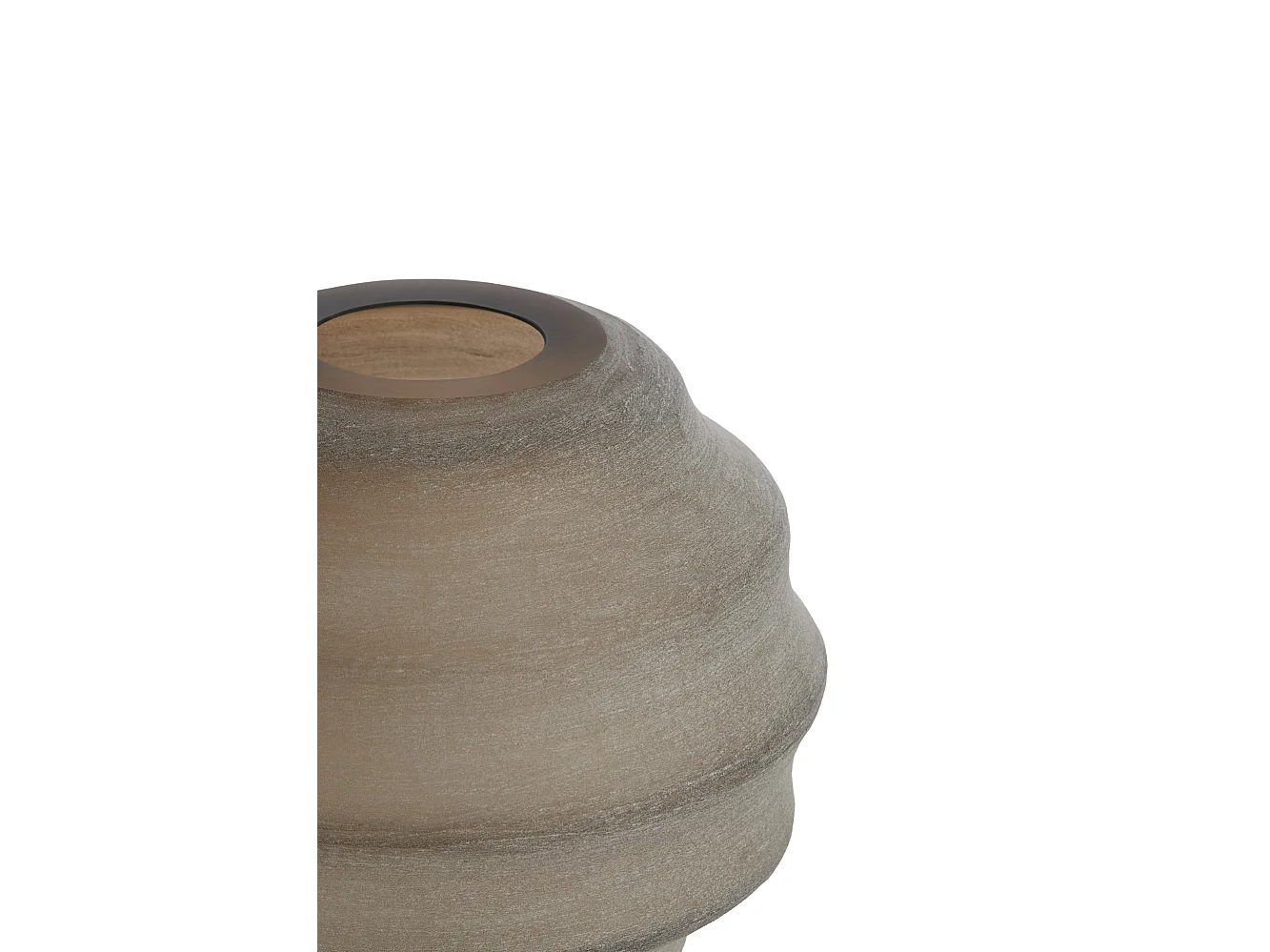 Vase NAYORO - Ø32,5x29cm - Marron