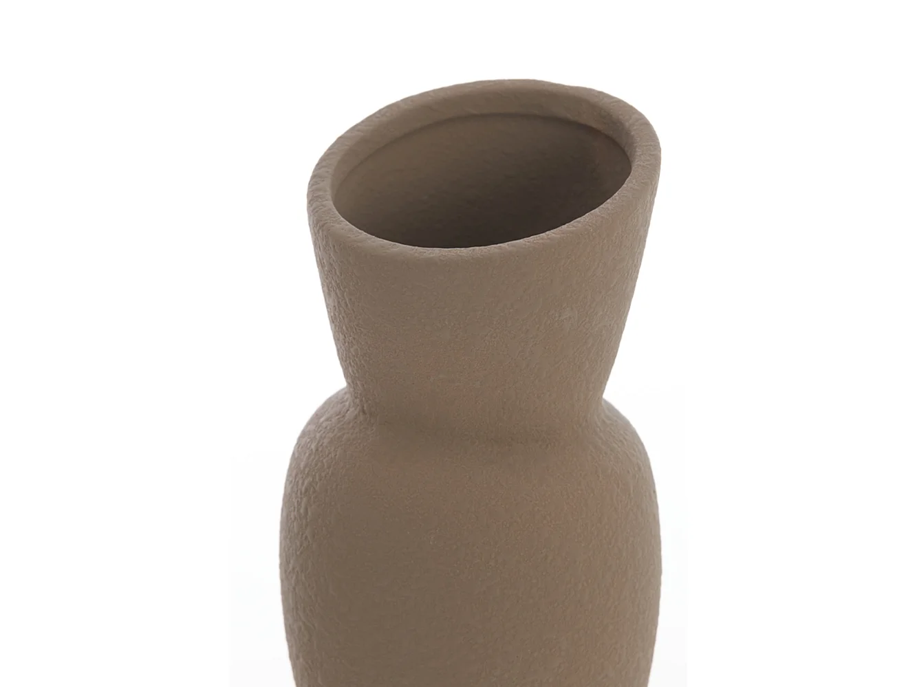 Jarrón ARAM - Ø14,5x37,5cm - Marrón