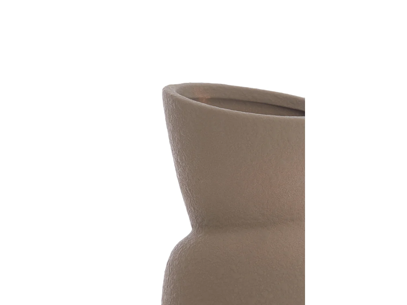 Jarrón ARAM - Ø14,5x37,5cm - Marrón