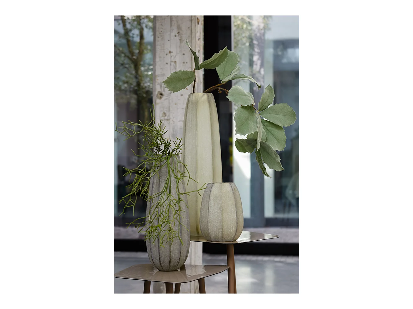 Vase BRADLEY - Ø17,5x44,5cm - Vert