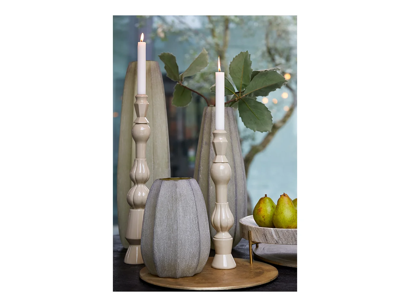 Vase BRADLEY - Ø17,5x44,5cm - Vert