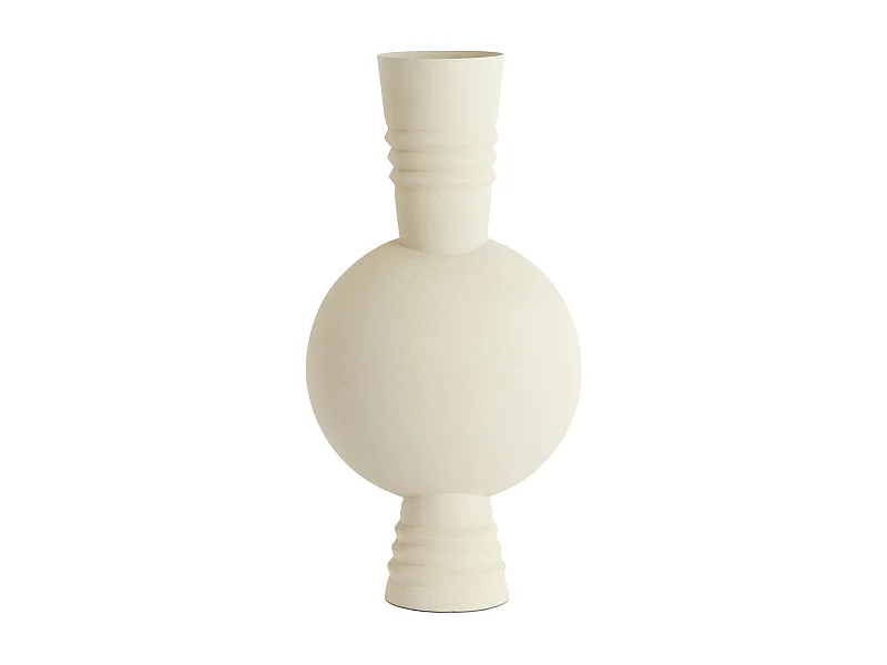 Vase KAVANSI - Ø21x60cm - Blanc