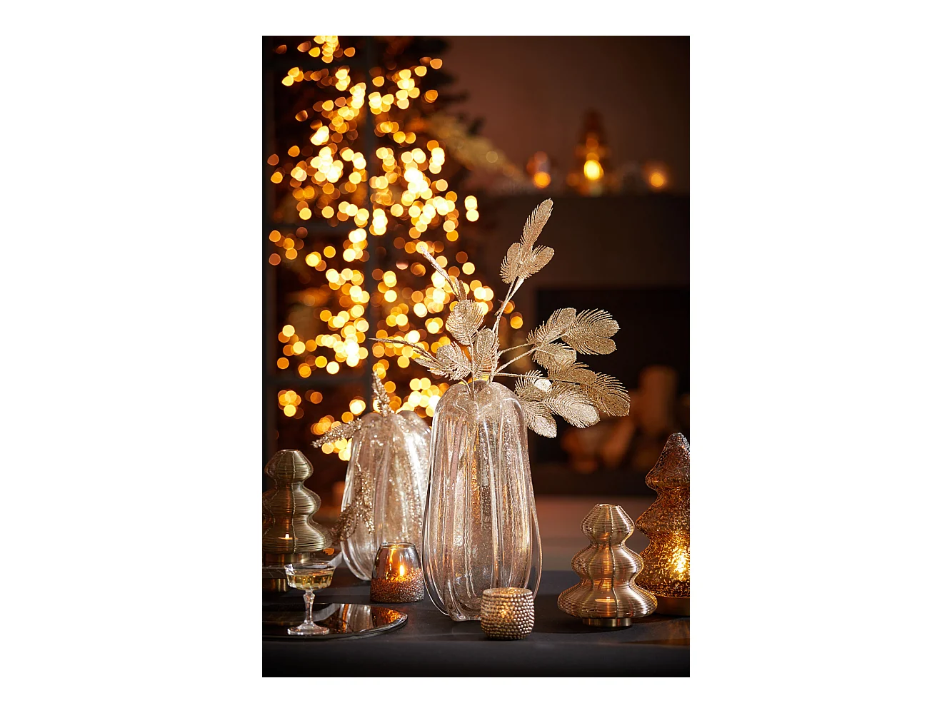 Vase MURELA - Ø21x30cm - Transparent