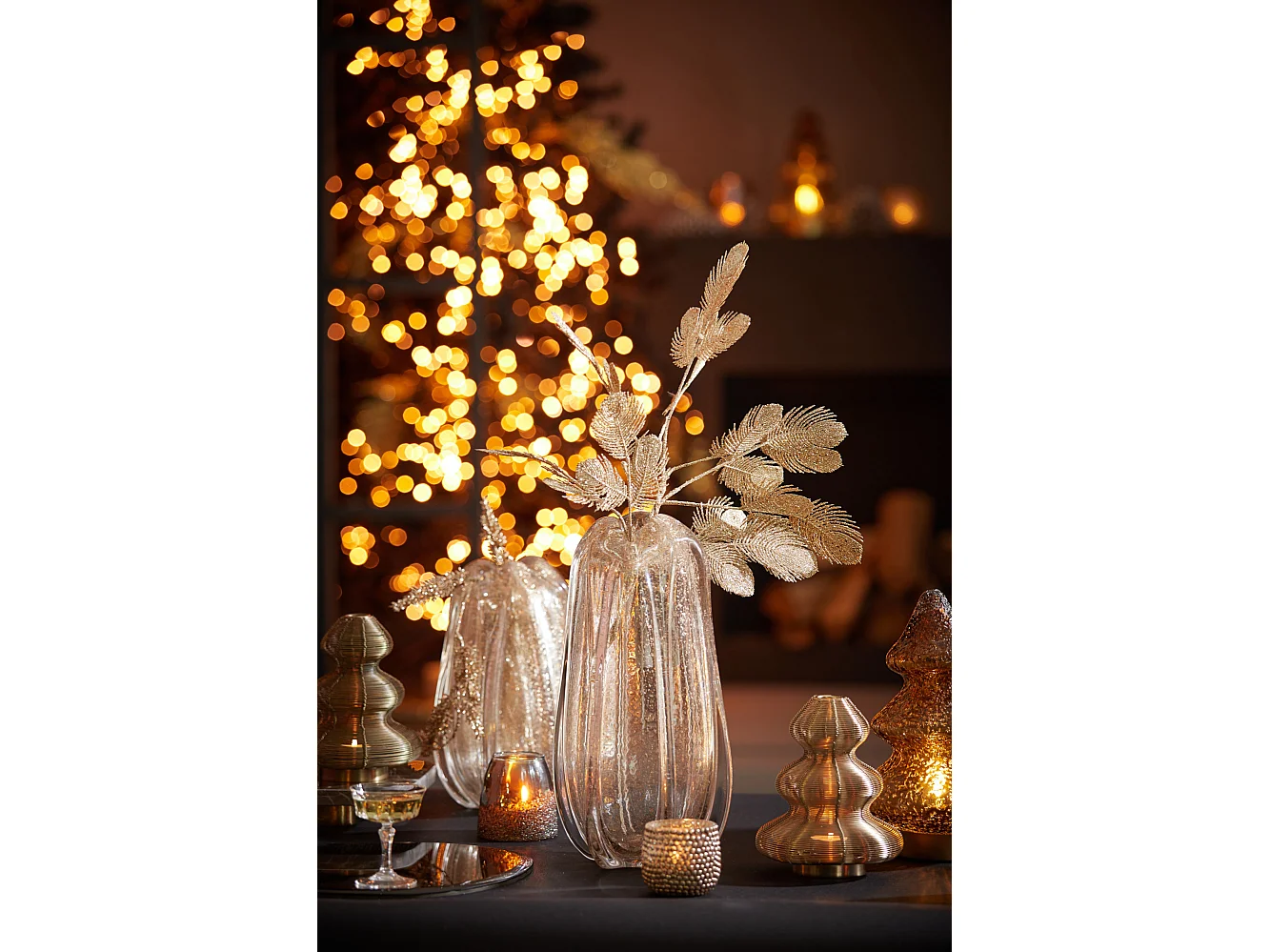 Vase MURELA - Ø21x30cm - Transparent