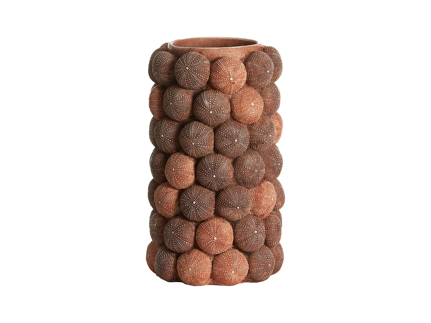 Vase OURSIN - Ø19x32,5cm - Rouge