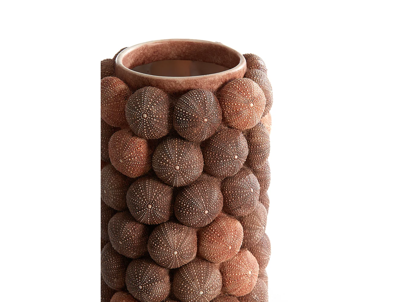 Vase OURSIN - Ø19x32,5cm - Rouge