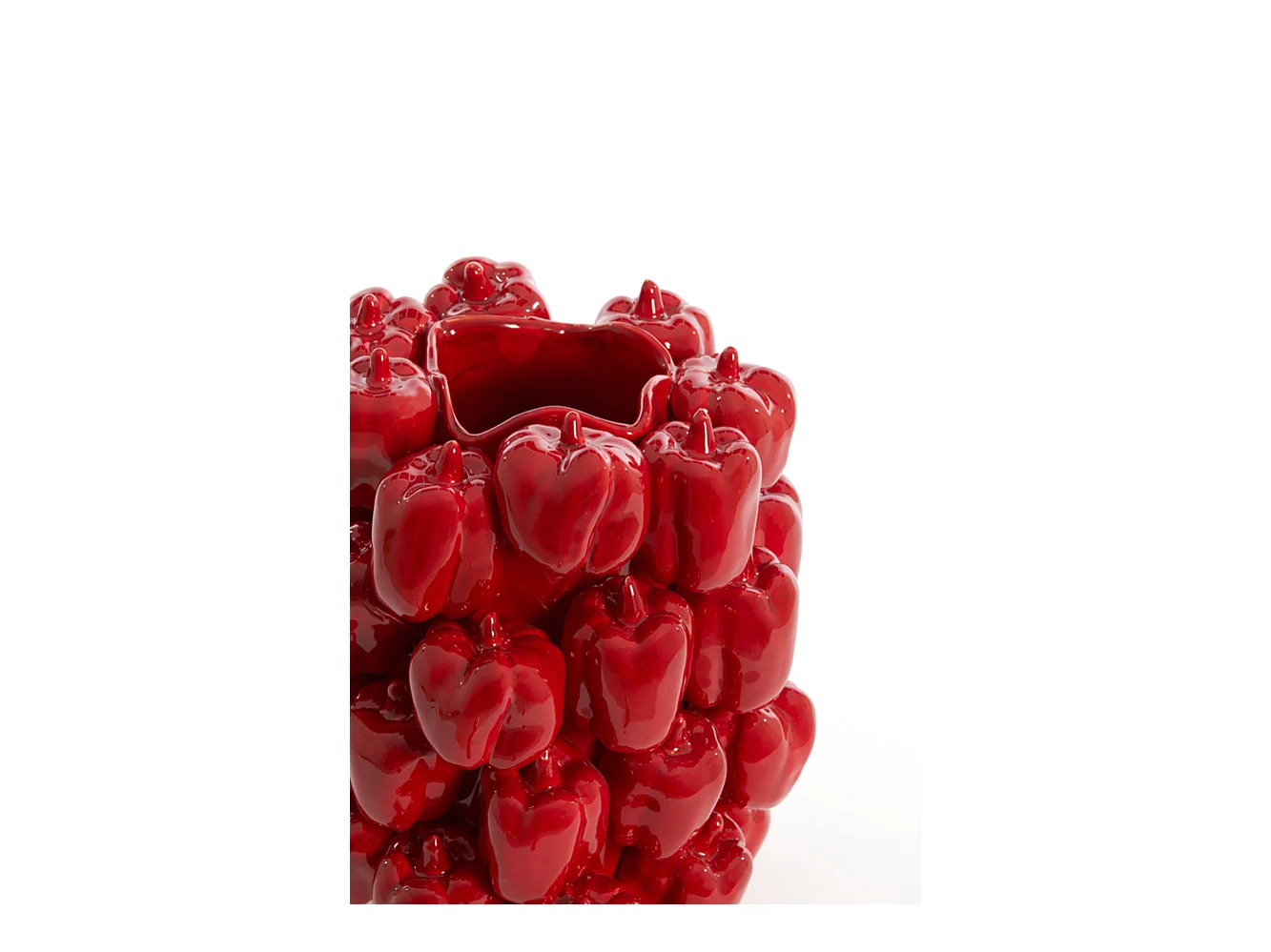 Vase BELLPEPPER - 23,5x23x32,5cm - Rouge