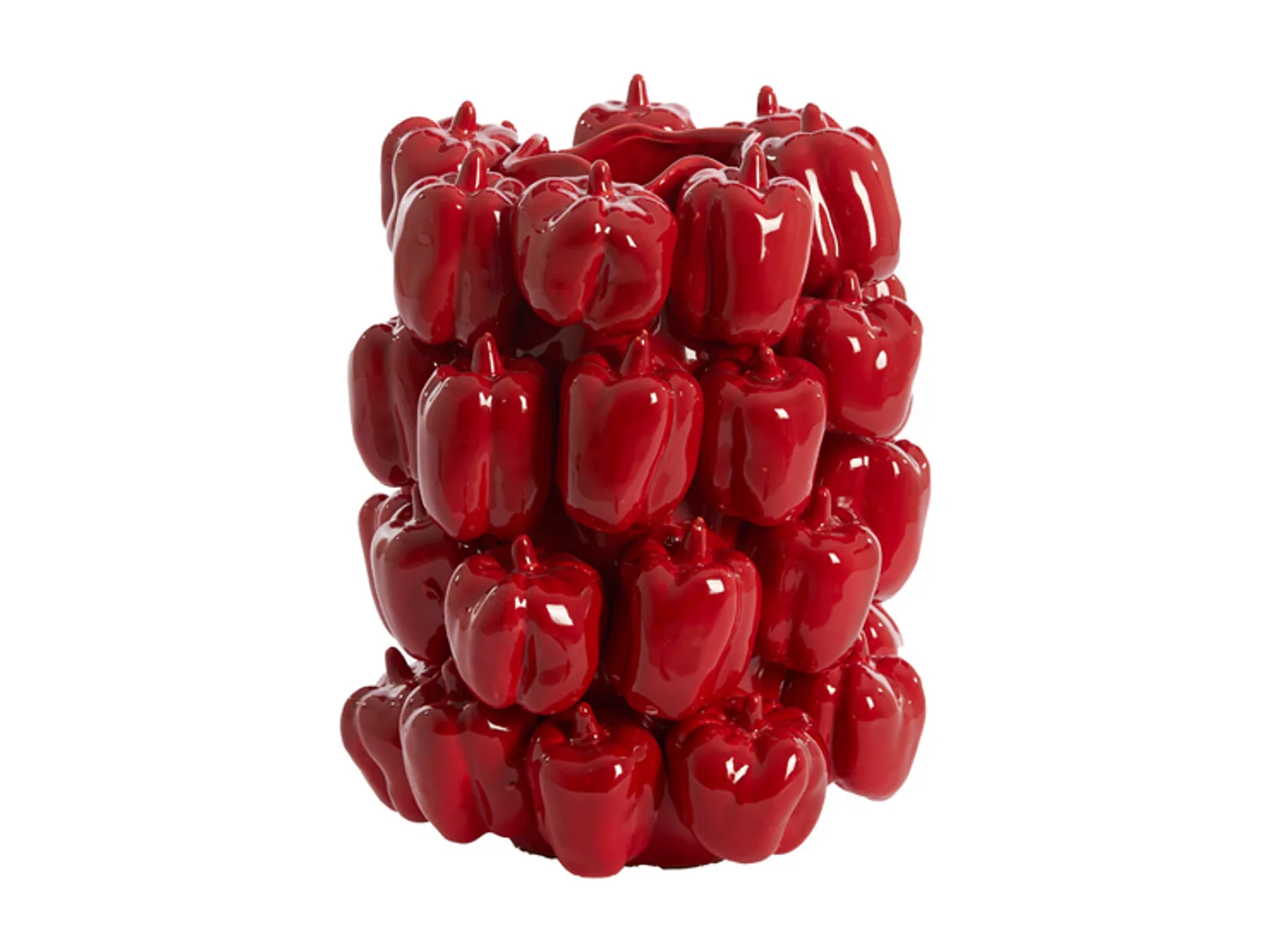 Vase BELLPEPPER - 23,5x23x32,5cm - Rouge
