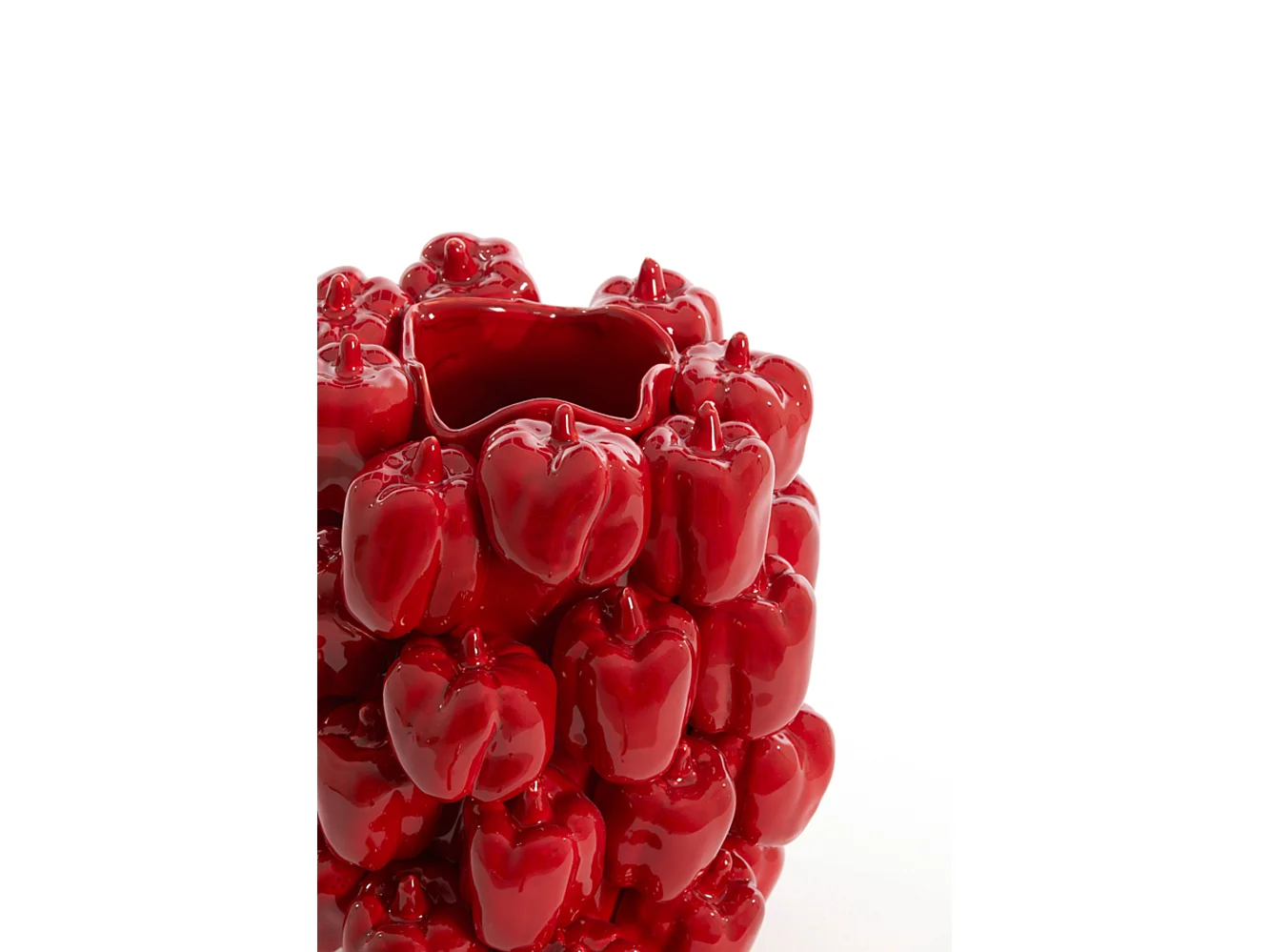 Vase BELLPEPPER - 23,5x23x32,5cm - Rouge