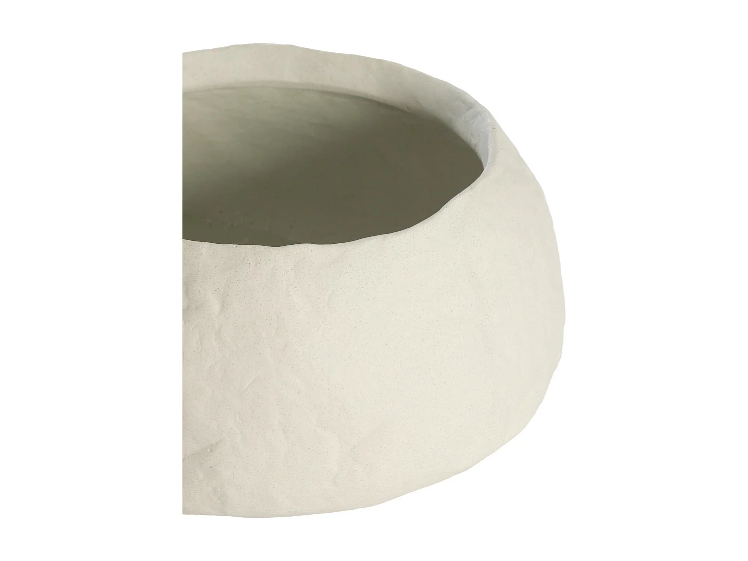 Vase TINGRI - Ø39x21cm - Blanc