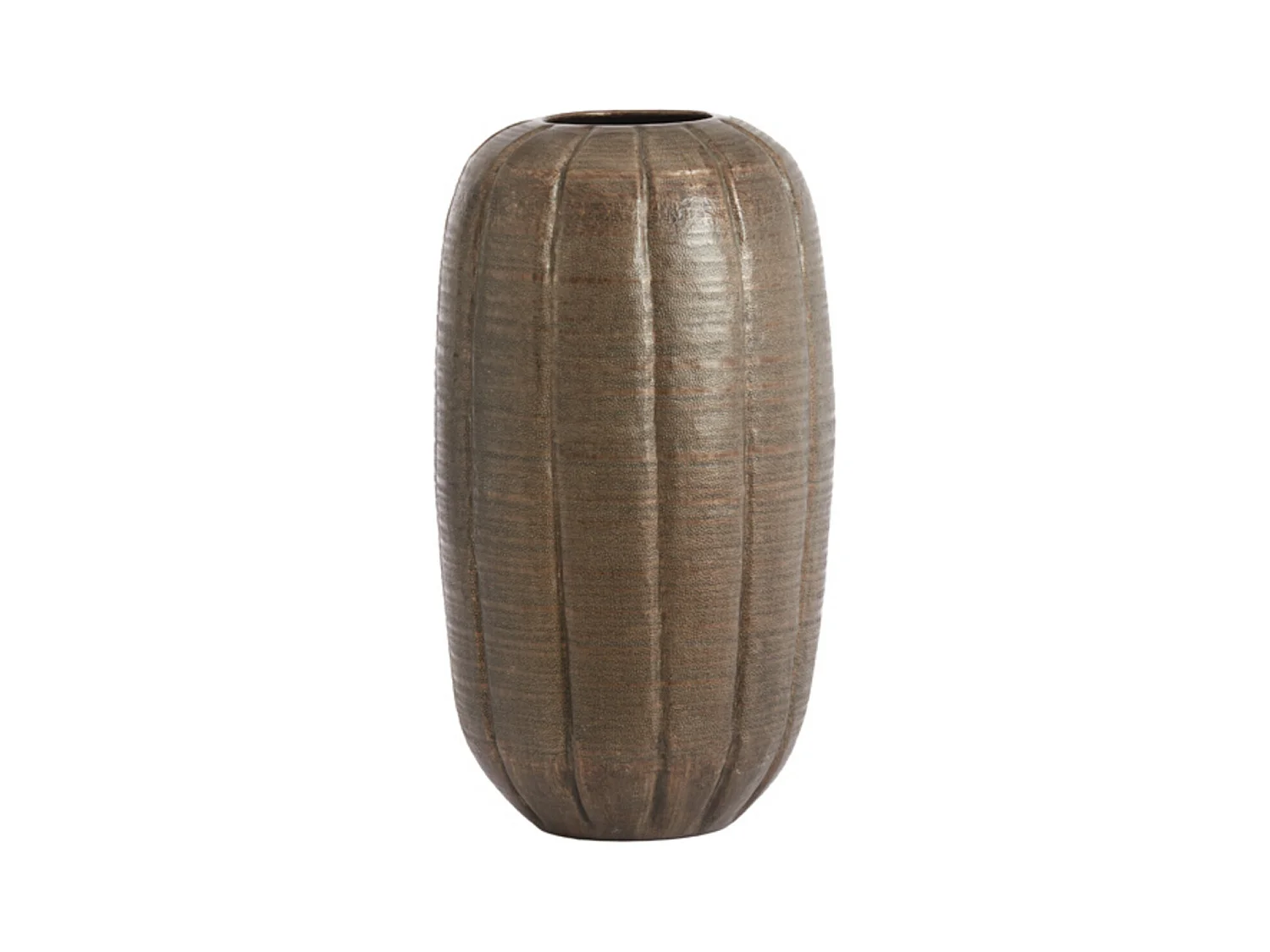 Vase AGNITA - Ø35x63cm - Marron