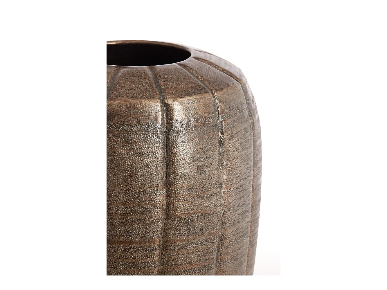 Vase AGNITA - Ø35x63cm - Marron