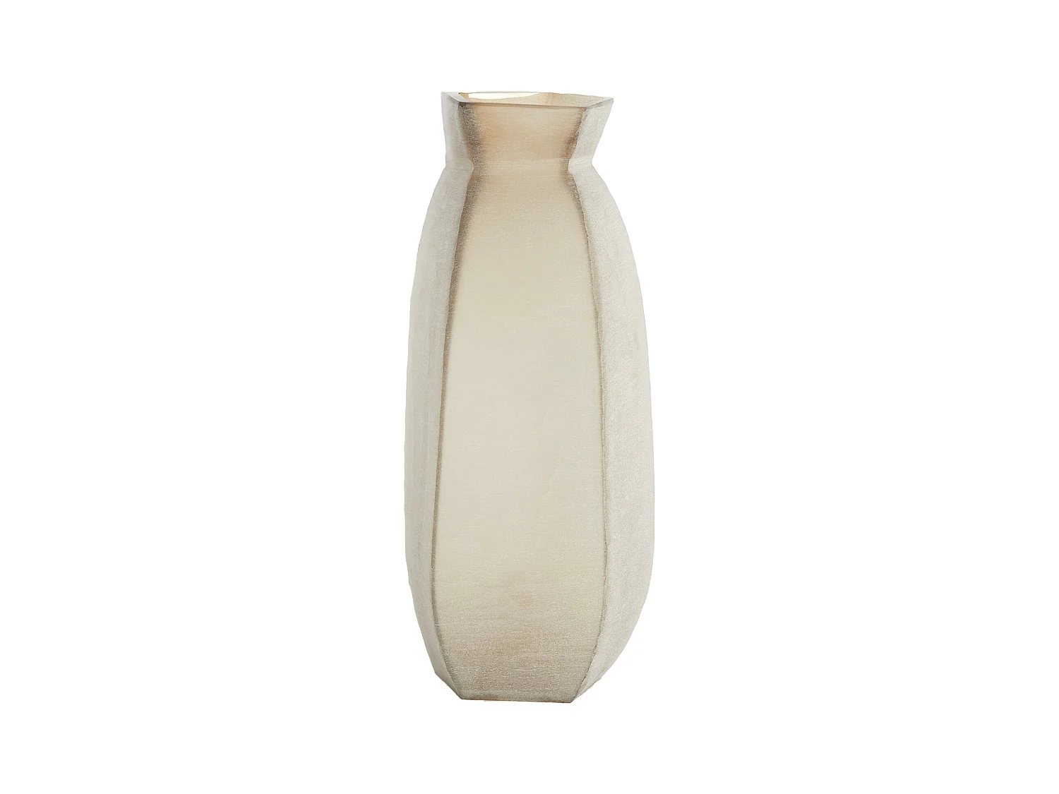 Vase VELIKO - 24,5x22,5x50,5cm - Marron