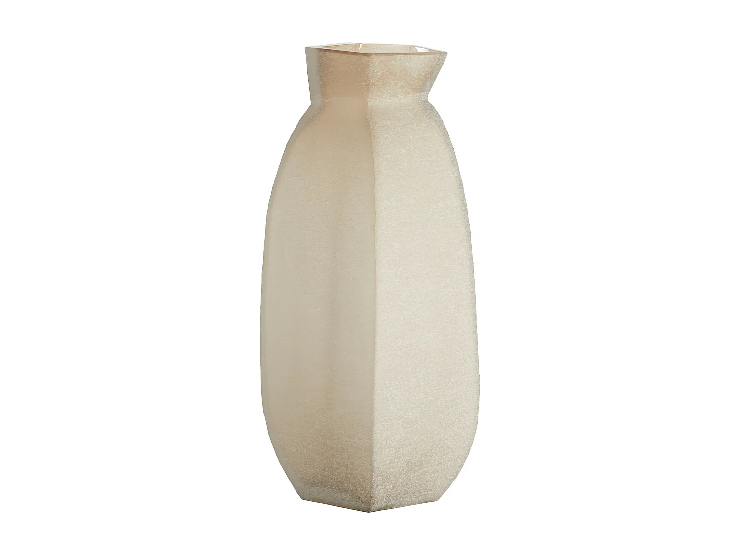 Vase VELIKO - 24,5x22,5x50,5cm - Marron