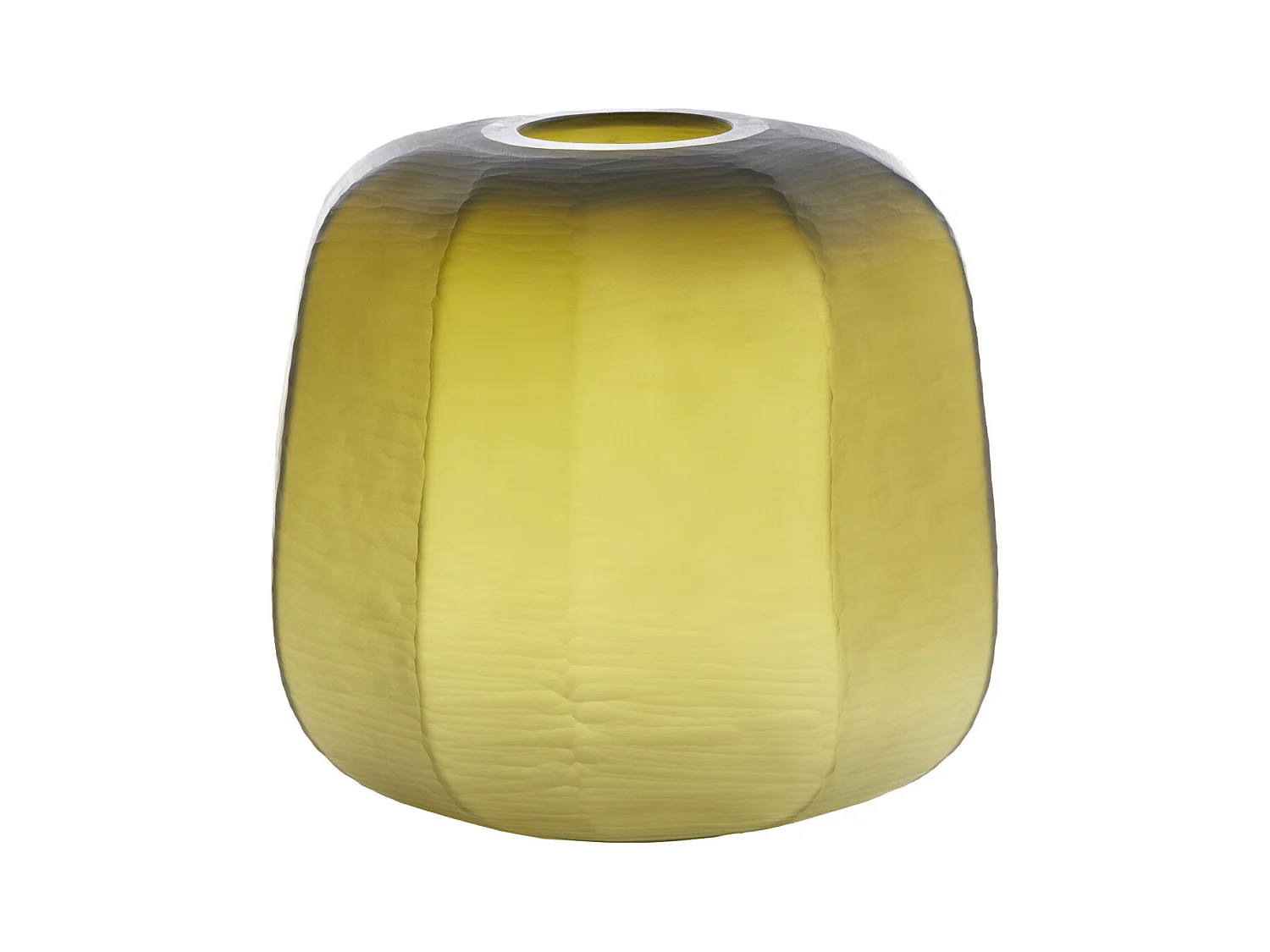 Vase PACENGO - Ø33x32cm - Jaune