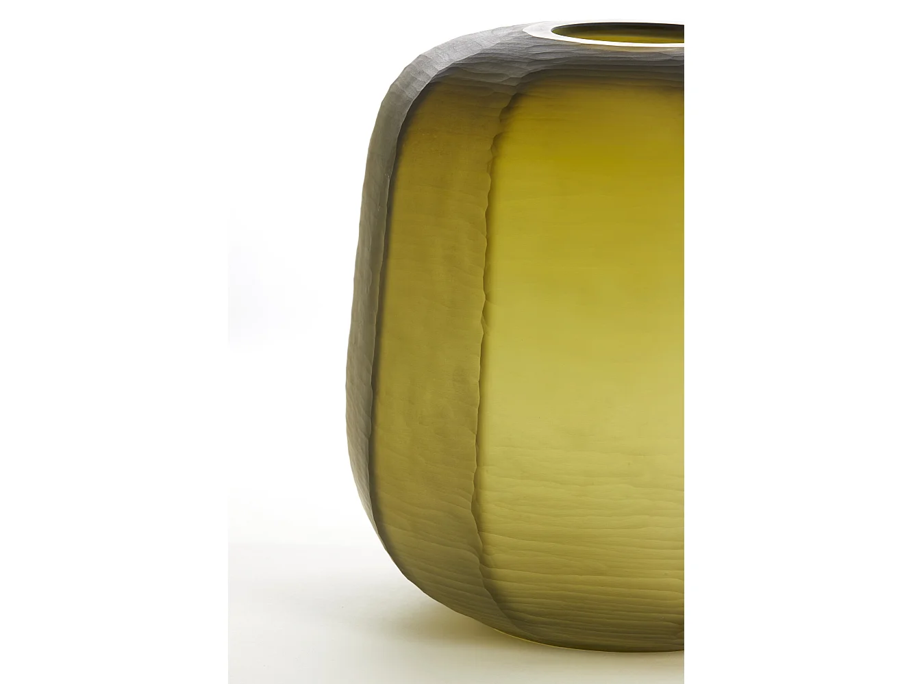 Vase PACENGO - Ø33x32cm - Jaune