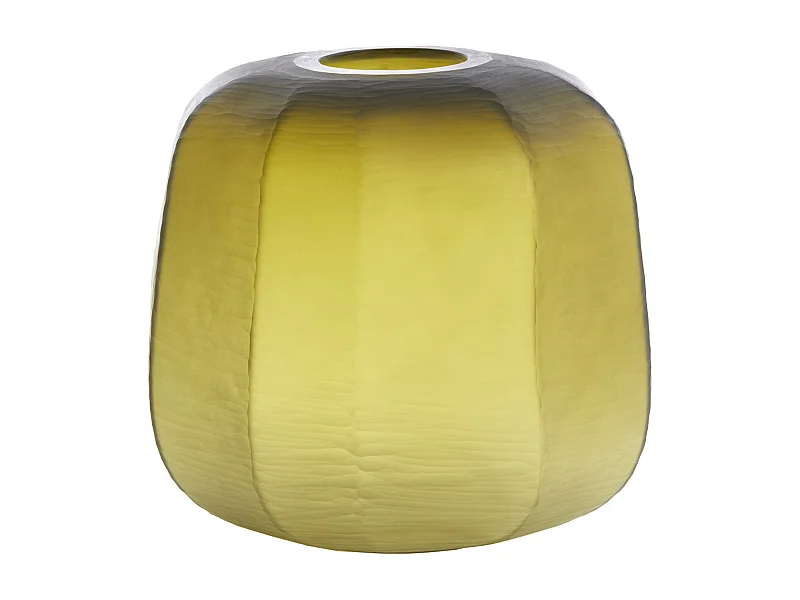 Vase PACENGO - Ø33x32cm - Jaune
