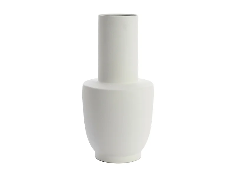 Vase DATUH - Ø29x55cm - Blanc