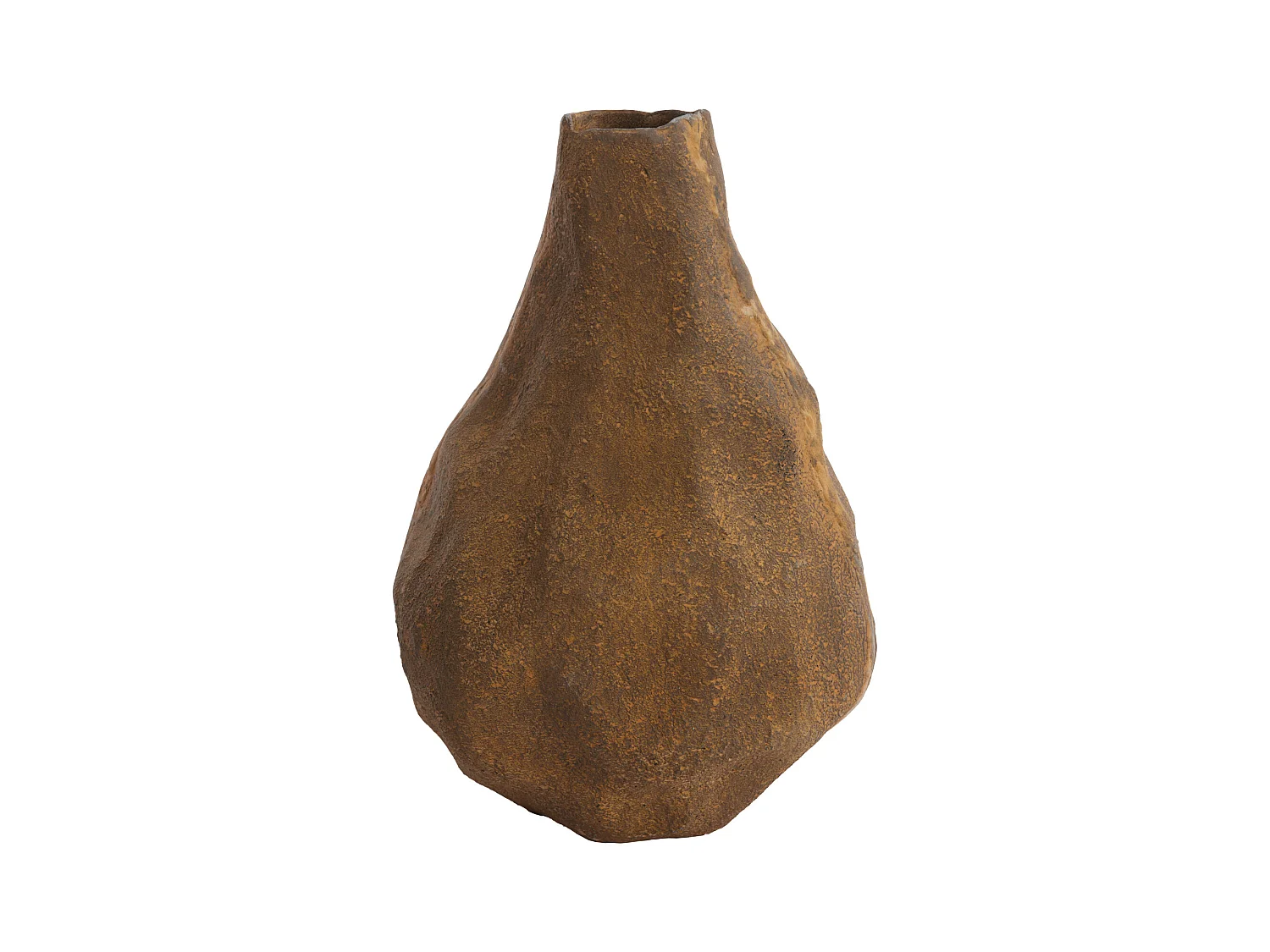 Vase MARZOKU - 27,5x25x33,5cm - Marron