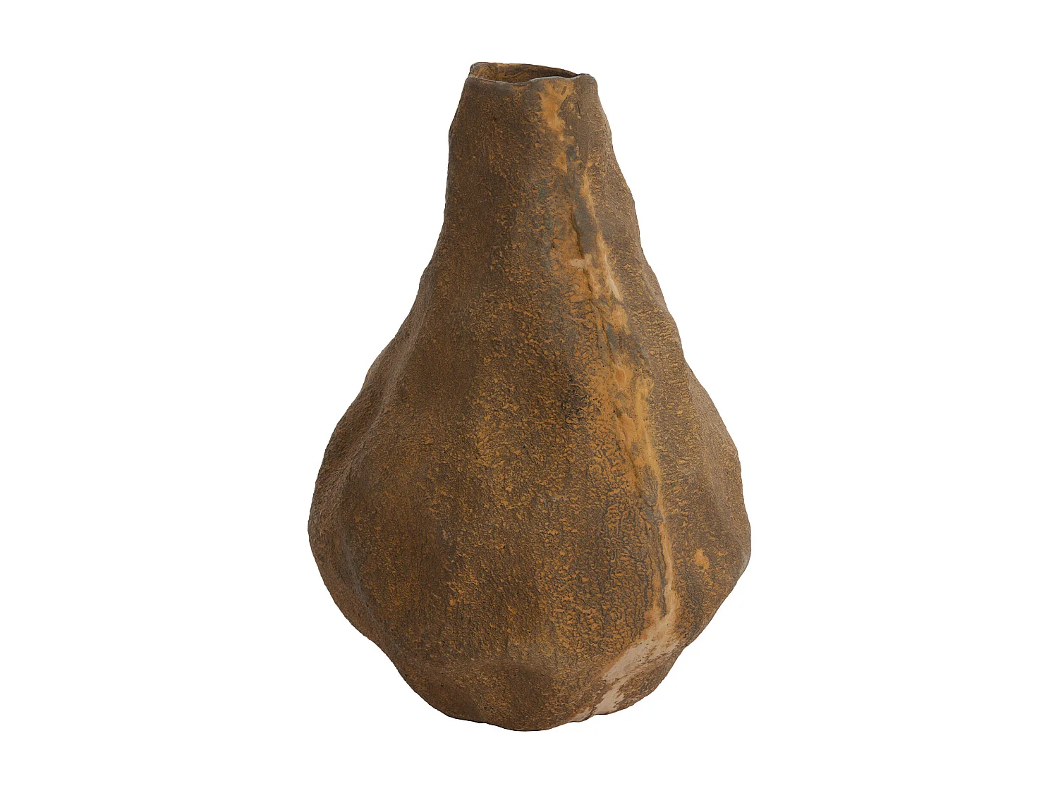 Vase MARZOKU - 27,5x25x33,5cm - Marron