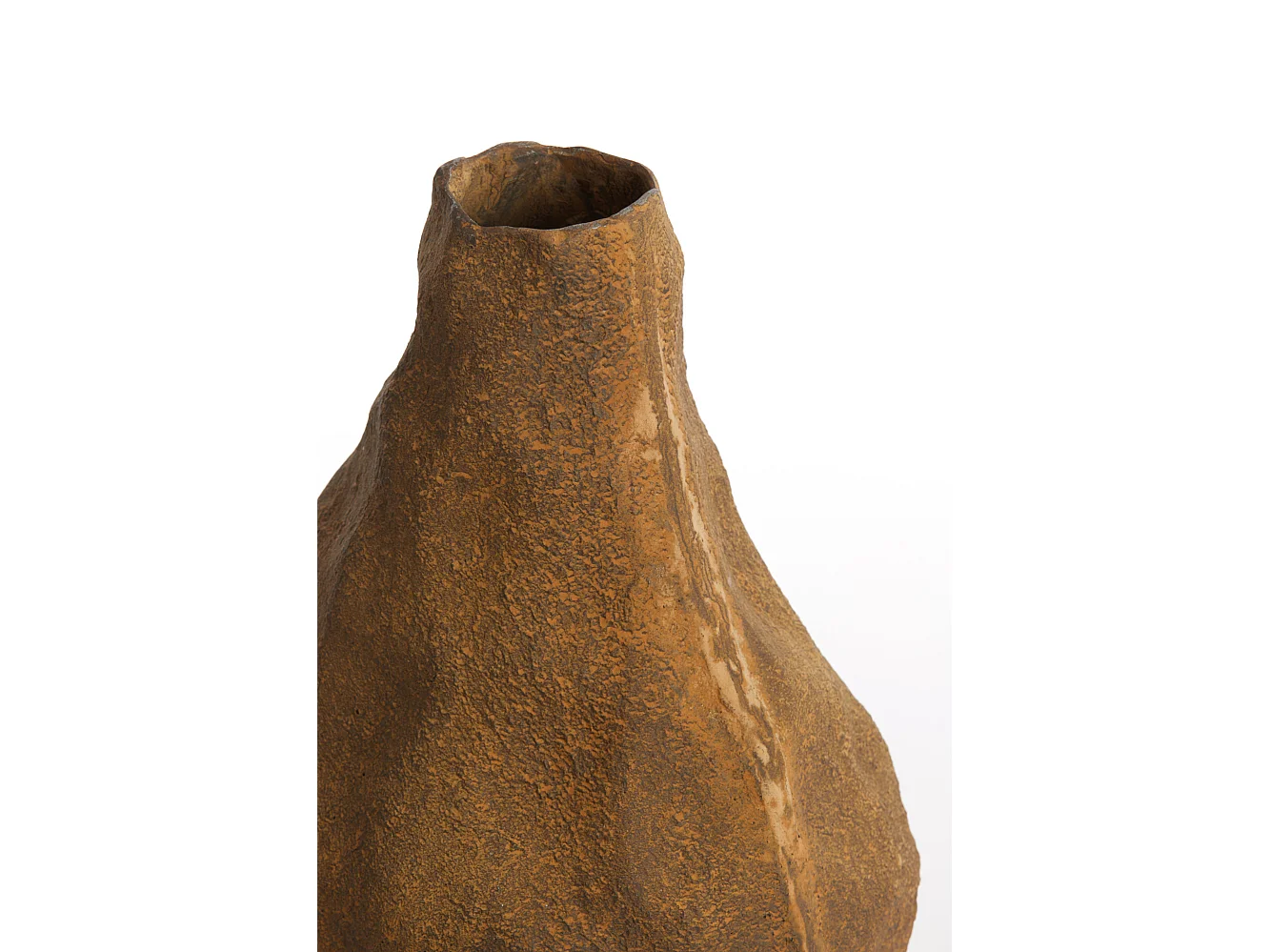 Vase MARZOKU - 27,5x25x33,5cm - Marron
