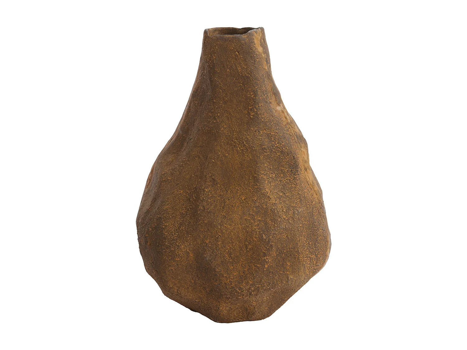 Vase MARZOKU - 27,5x25x33,5cm - Marron