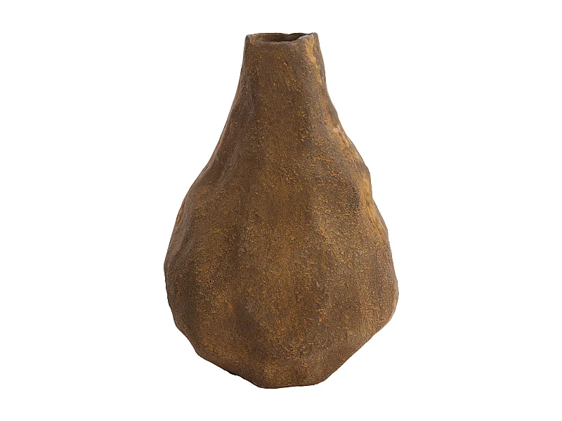 Vase MARZOKU - 27,5x25x33,5cm - Marron